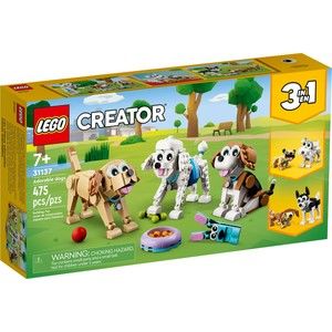 LEGO Creator 3-in-1 Adorable Dogs Building Toy Set 31137....